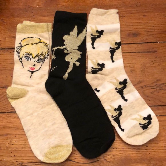 Disney Accessories Nwt Disney Tinkerbell Socks Poshmark